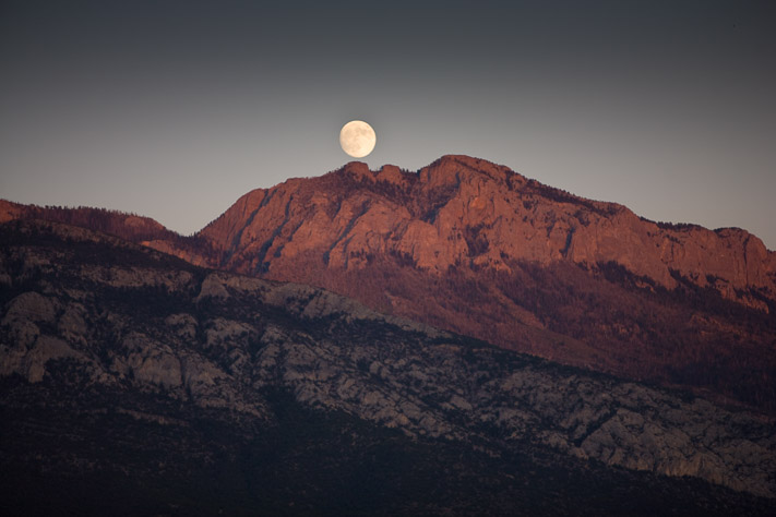 Moonrise Over the Mountain