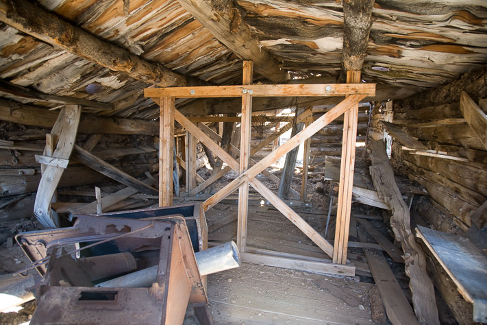 Inside Mining Cabin